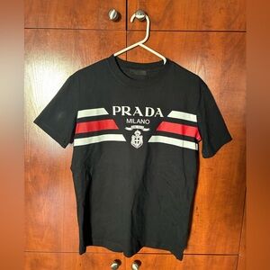 Prada Printed Logo T Shirt